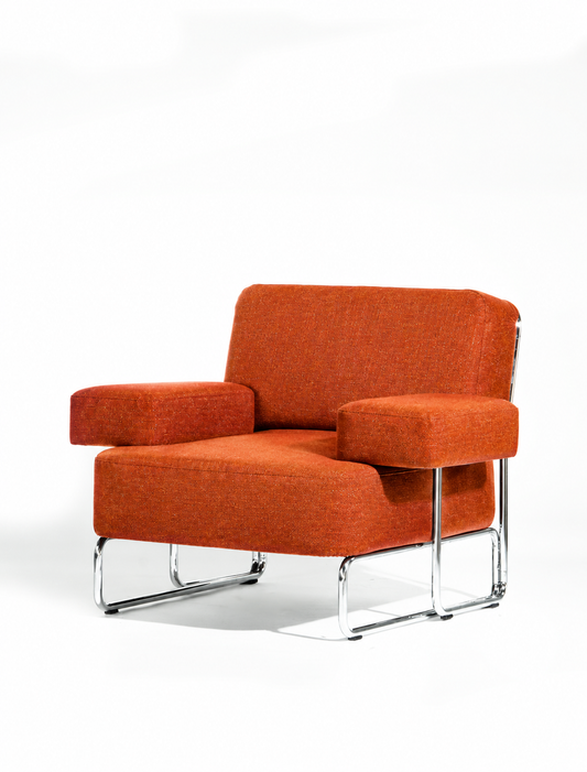 noranora.003 sofa lounge chair with arms Deep Orange