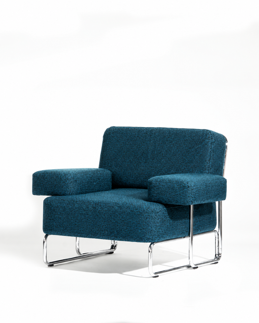 noranora.003 sofa lounge chair with arms Sea Blue