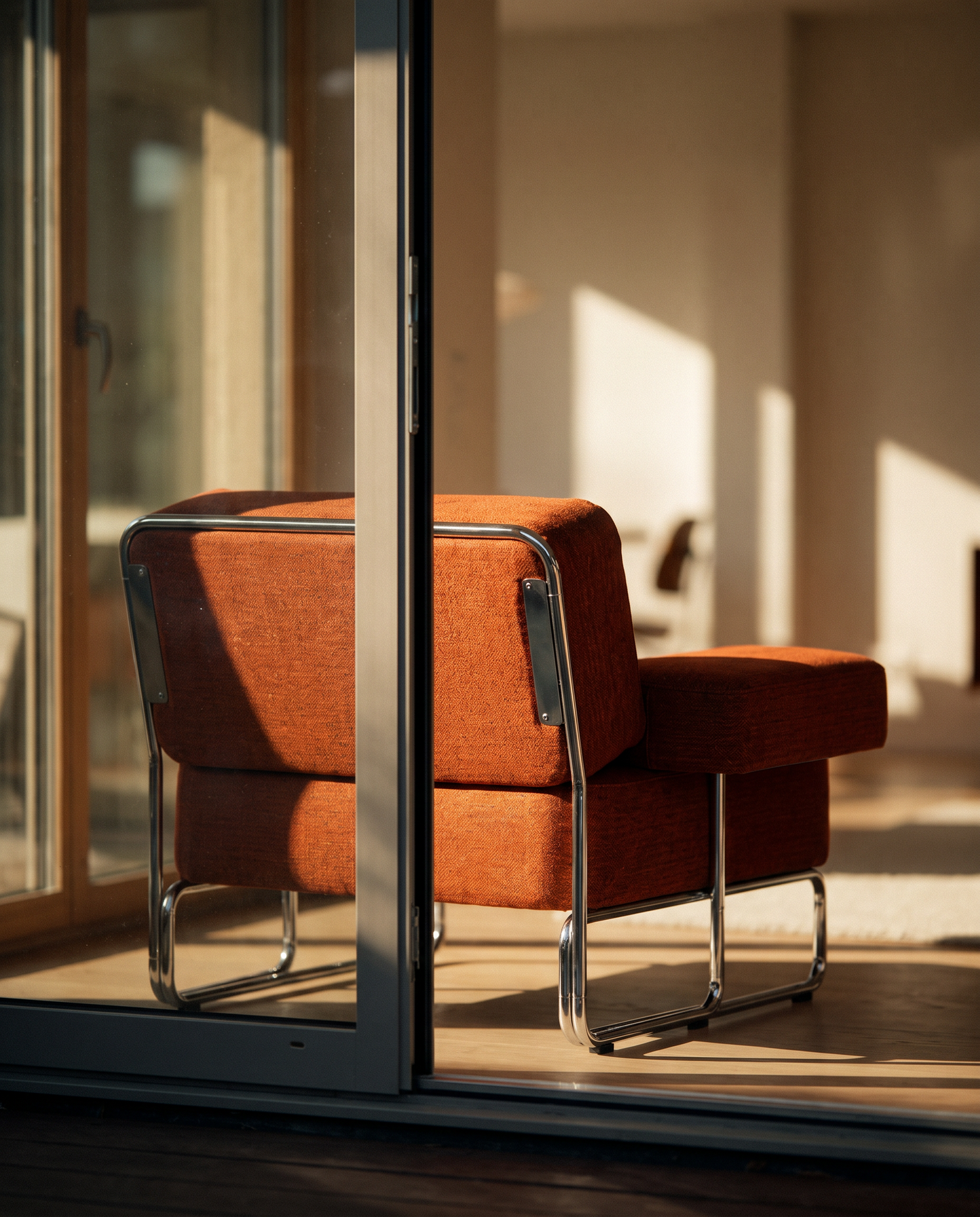 noranora.003 sofa lounge chair with arms Deep Orange